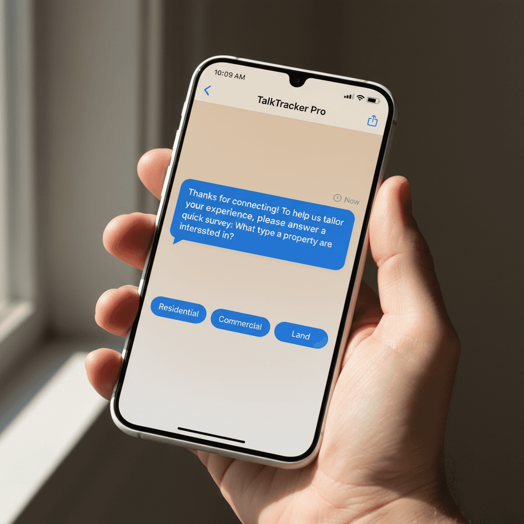 Instant lead response via text
